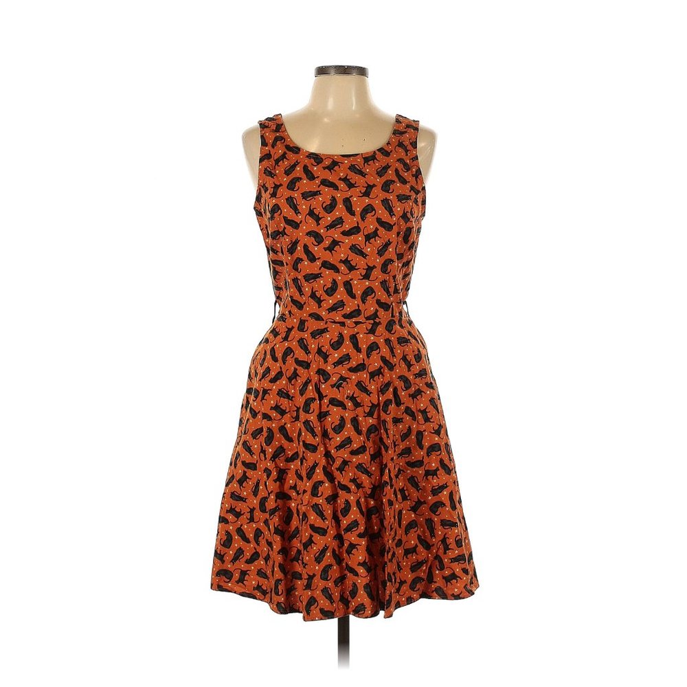 Retrofits Black Cat Dress